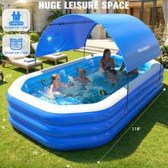 Armor-like fabric 0.4mm on WaveHaven pool