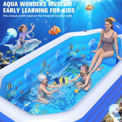 Wind resistant canopy on WaveHaven inflatable pool