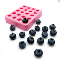 Flexible blueberry mold for crafts wax melts and embeds
