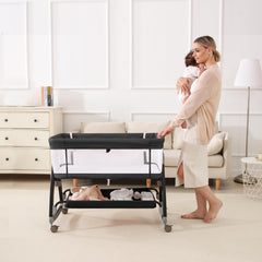 bassinet includes mattress pad and fitted sheet
