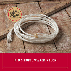 Kid size 5/16 x 20 inch lasso rope for beginners by Weaver Equine