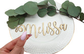 Wedding place cards made from Baltic Birch Plywood