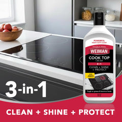 Weiman Heavy Duty Glass Cooktop Cream tub