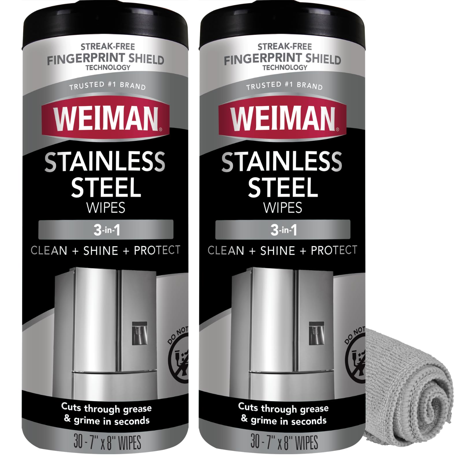 Weiman Stainless Steel Cleaner image showing product packaging