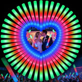 wellent 70pcs LED foam glow sticks bulk packaging