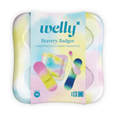 Welly Bandages adhesive flexible fabric bravery badges in assorted shapes