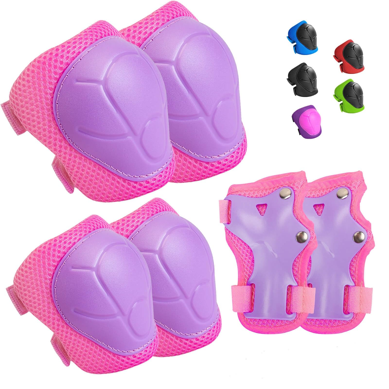 Wemfg kids protective gear set knee pads elbow pads and wrist guards size options