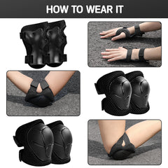 Durable PVC shell and soft padding in Wemfg protective gear set