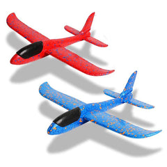 WenToyce 2 pack throwing foam airplanes 17.5 inch size