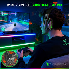 Weseary headset with 80H Ultra Low Latency descriptor and design