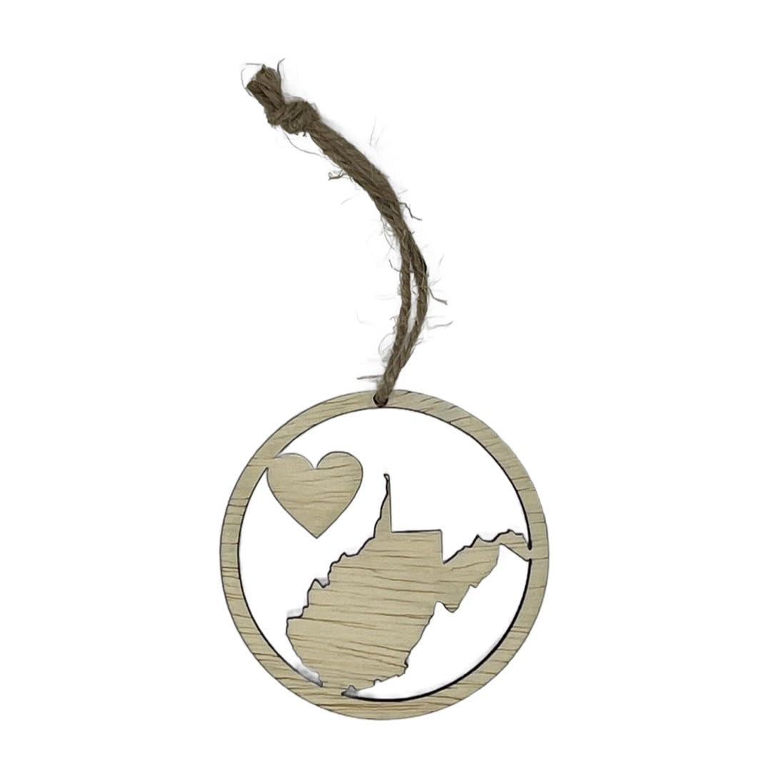 West Virginia Ornament natural wood color plywood