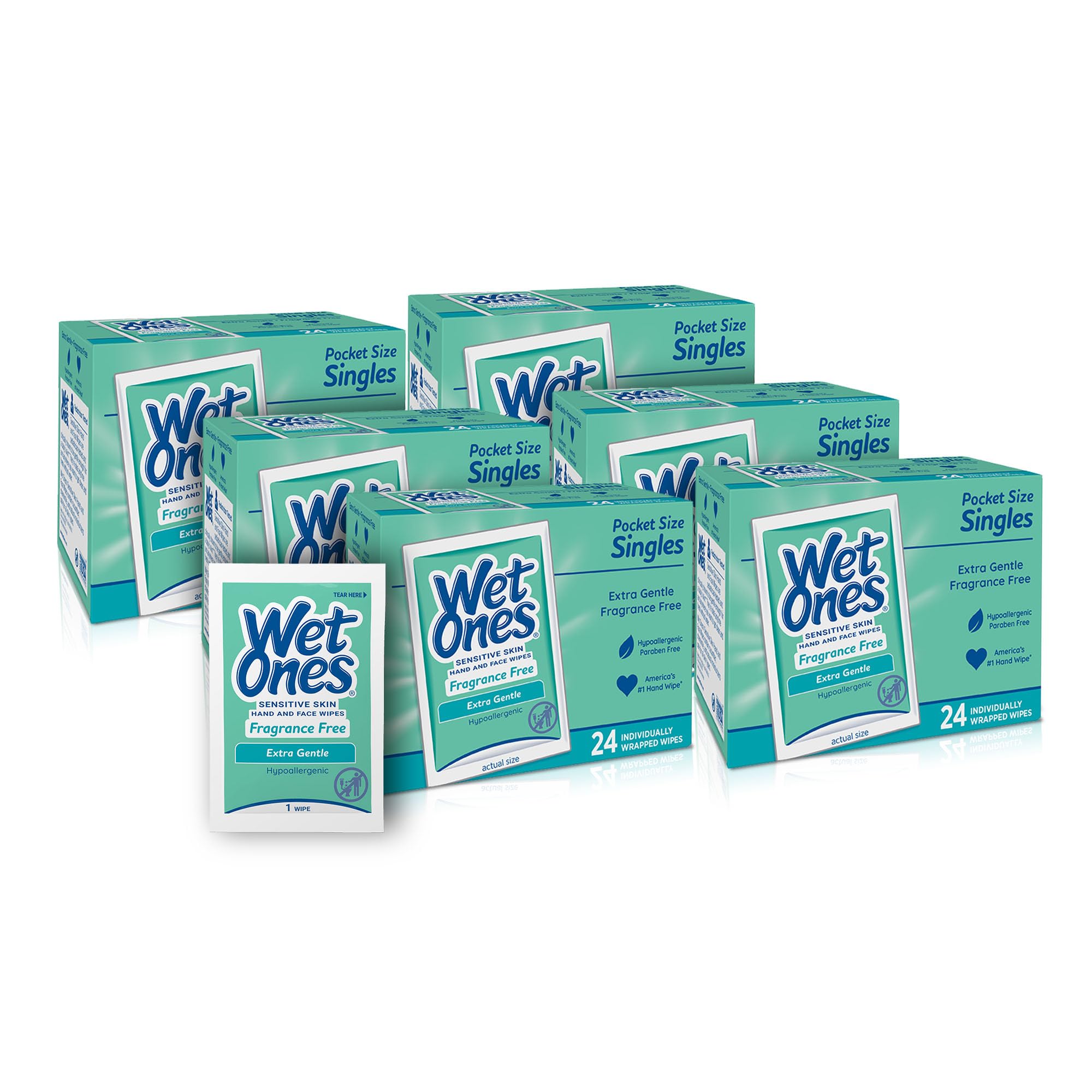 Wet Ones Singles Hand Wipes product image front view
