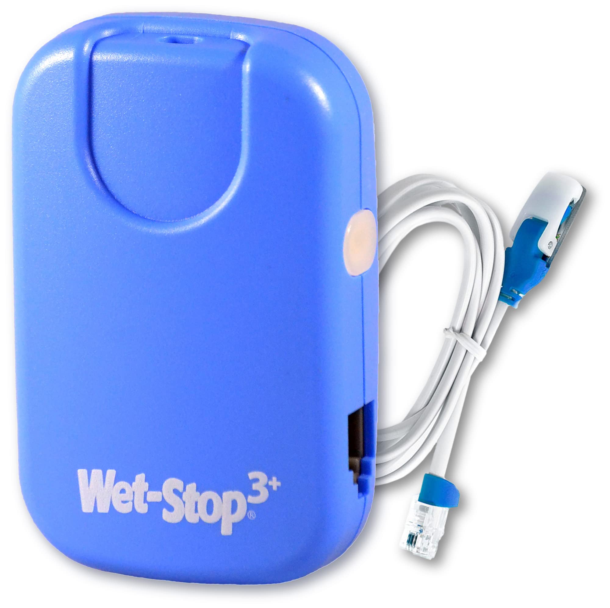 Wet-Stop 3 blue bedwetting alarm compact unit powered by batteries