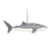 Whale Shark Christmas Ornament made from 1/8 inch birch wood