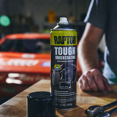 Wheel wells protected by RAPTOR undercoating