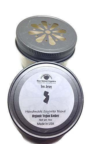 Where We from New Jersey scented candle 4 ounce soy coconut palm wax blend