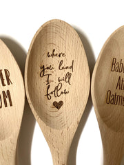 Oy With The Poodles Already quote kitchen spoon