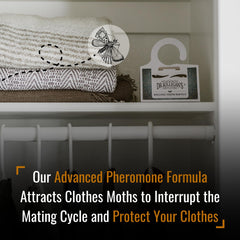 Wardrobe closet moth traps designed by Dr Killigan's