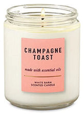 White Barn Bath & Body Works Champagne Toast candle glass jar