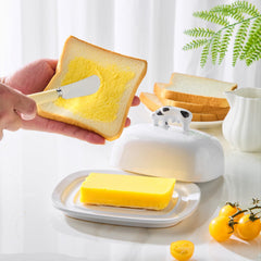 Microwave safe butter dish for countertop