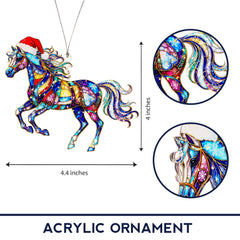 Timeless holiday keepsake horse ornament for Christmas decor