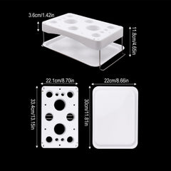 Leak-proof base catches drips during use