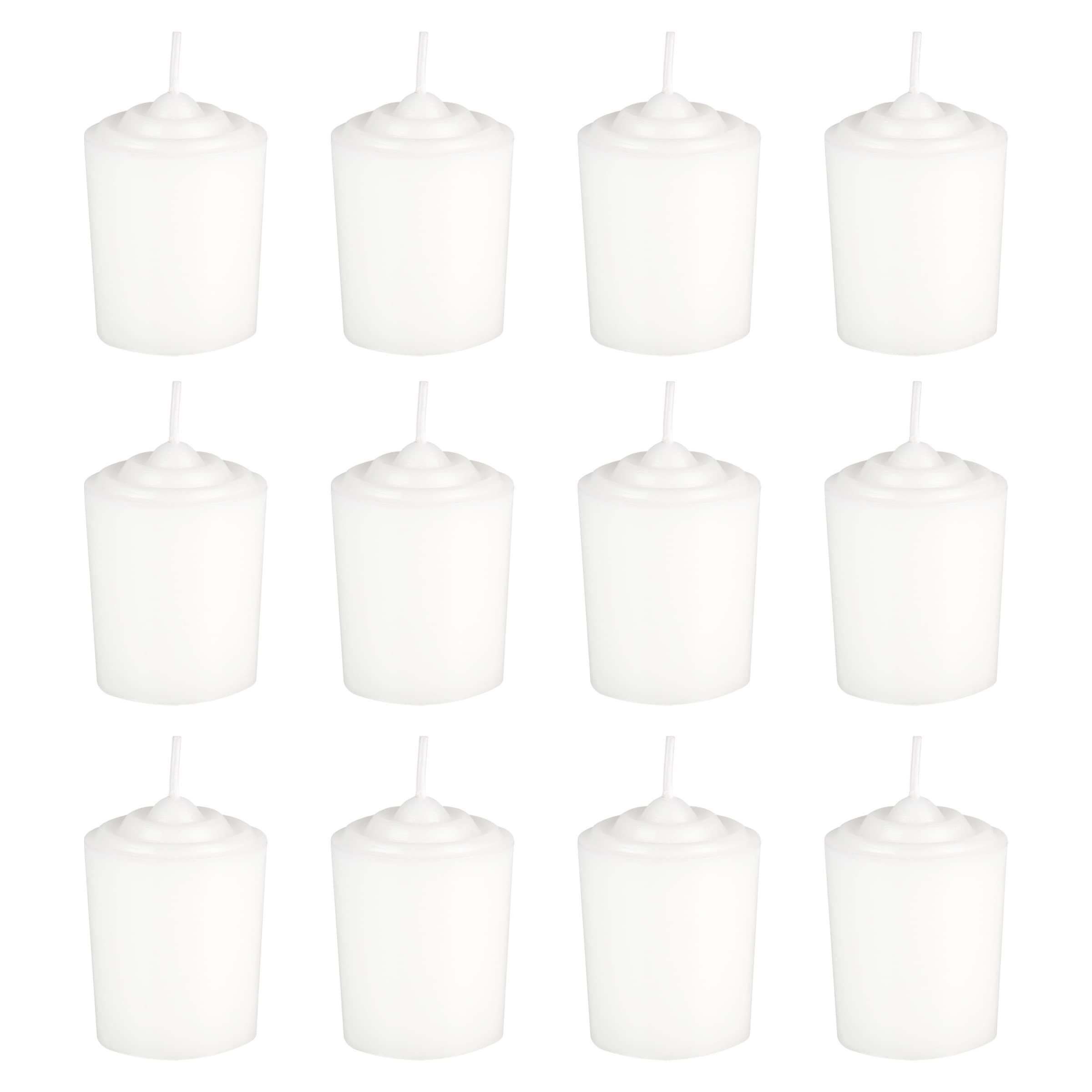 White unscented 15 Hours Votive Candles image 1