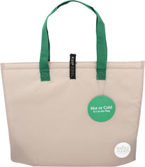 Whole Foods Market slim thermal shopping bag front view