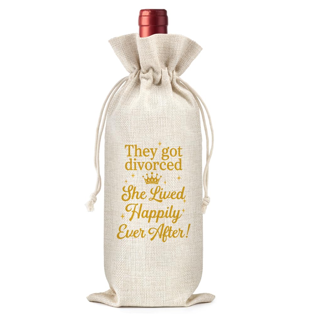 WHTYEFZ canvas wine bag 13x5-7 inches fits 750ml bottle