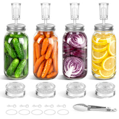 Wide mouth mason jar fermentation kit 86mm lid