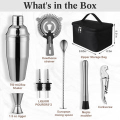 Widecook 25oz shaker from travel bartender kit