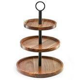 WILDMOS 3 tier cupcake stand top plate 8 inch
