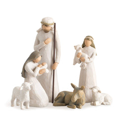 Willow Tree 6-Piece Nativity Set grouped figures