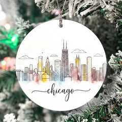 Windy City keepsake holiday ornament