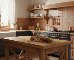 Wine bottle holder ceramic hand painted design