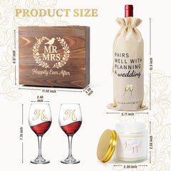 Wine stopper and wine opener included in gift set