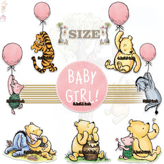 Winnie centerpieces table toppers made of sturdy card