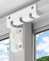 WINONLY sliding door lock product image in white finish