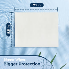 75 percent alcohol hand sanitizer wipes close up