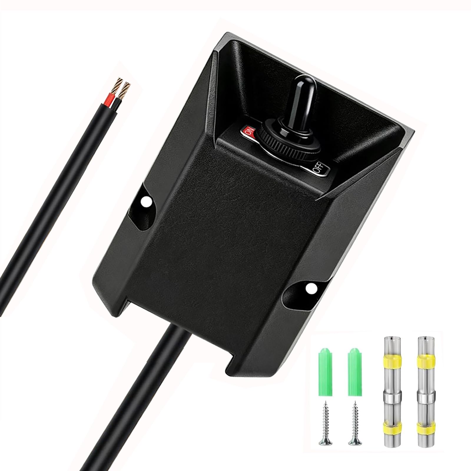Wired Toggle Switch 12V SPST 2-pin design