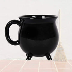 Witch's Brew Black Cauldron Coffee Mug 12 fl oz ceramic drinkware