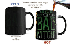 Color changing ceramic mug heat activation reveal image