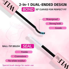 DIY lash extensions workflow using WLFRHD kit