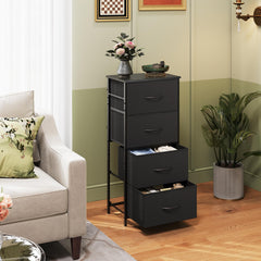 4 removable fabric drawers WLIVE dresser storage