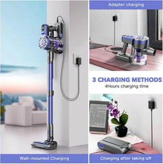 WLOTPO floor brush attachment in use