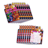 WOLEN Five Nights invitation cards 20-pack for kids birthday parties