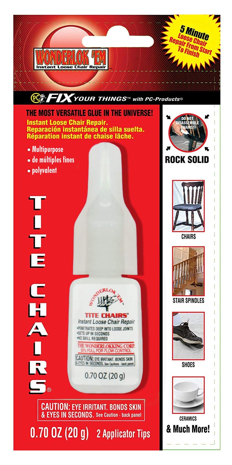 Wonderlokking Tite Chairs adhesive 20-gram tube for chair joints