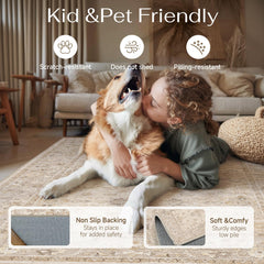 WondRg low pile soft rug suitable for high traffic areas