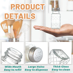 Screw-on stainless steel lids for Wongblee shakers
