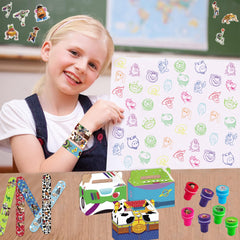 12 mini stamps 1 x 1.3 inches with 12 patterns